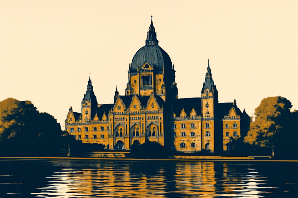 Hanover — the green dome of the Neues Rathaus